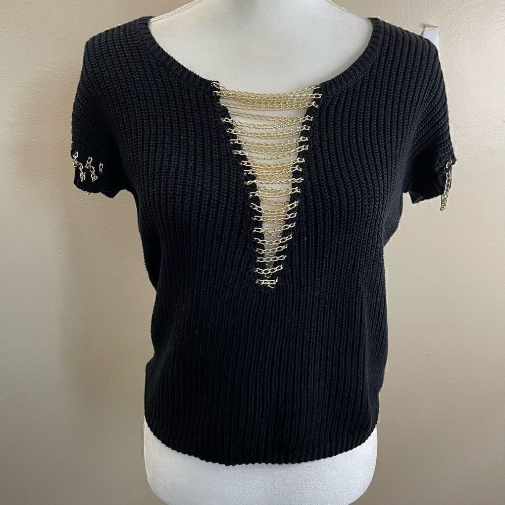 Jennifer Lopez| Goth| Chain detail|Sweater| Super soft